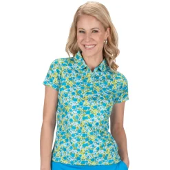 Hot Bloom Short Sleeve Polo Short Sleeve
