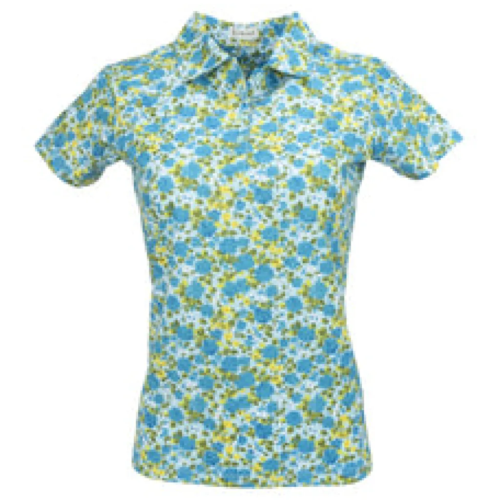 Hot Bloom Short Sleeve Polo Short Sleeve