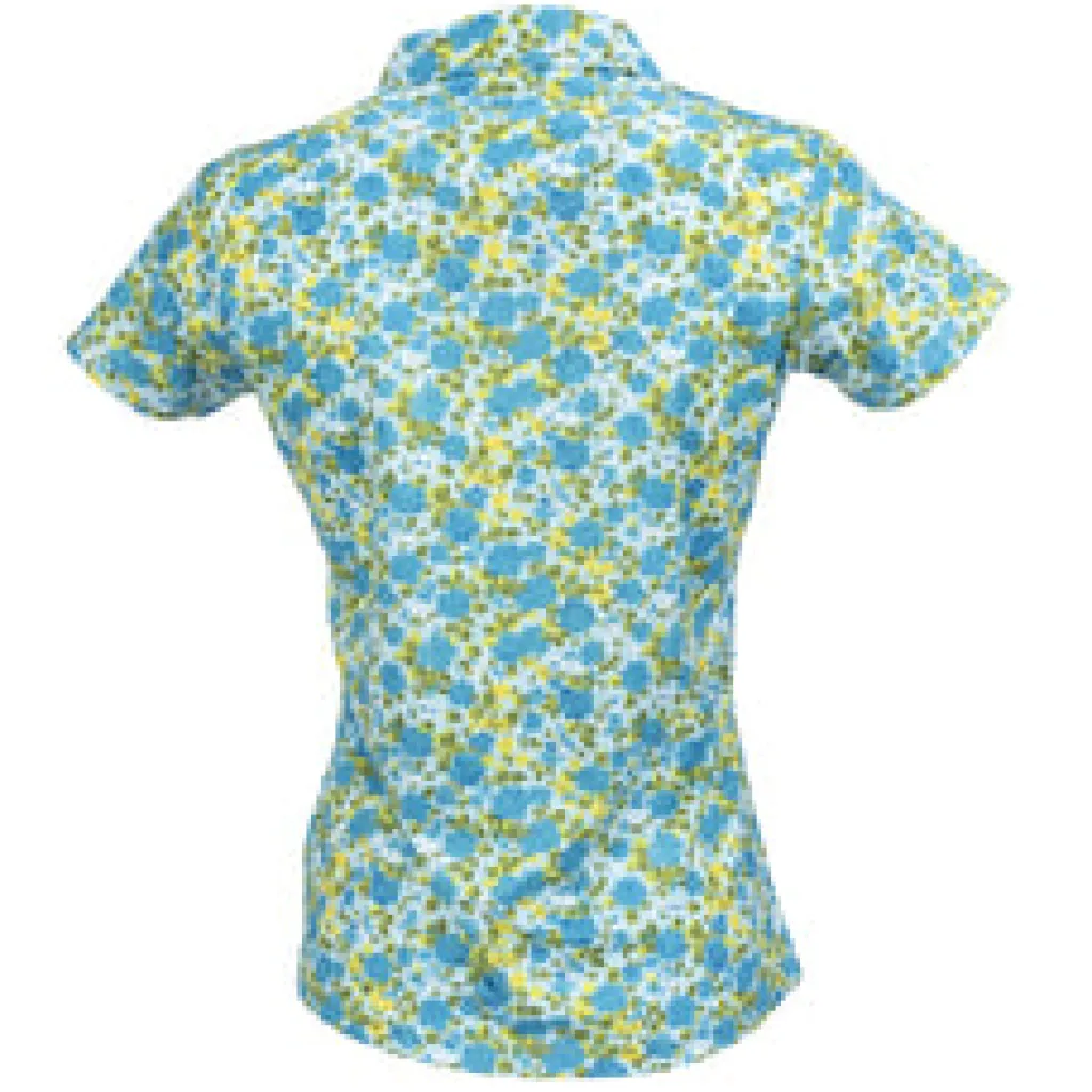 Hot Bloom Short Sleeve Polo Short Sleeve