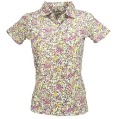 Hot Bloom Short Sleeve Polo Short Sleeve