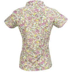 Hot Bloom Short Sleeve Polo Short Sleeve