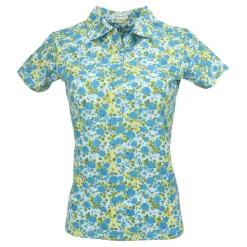 Hot Bloom Short Sleeve Polo Short Sleeve