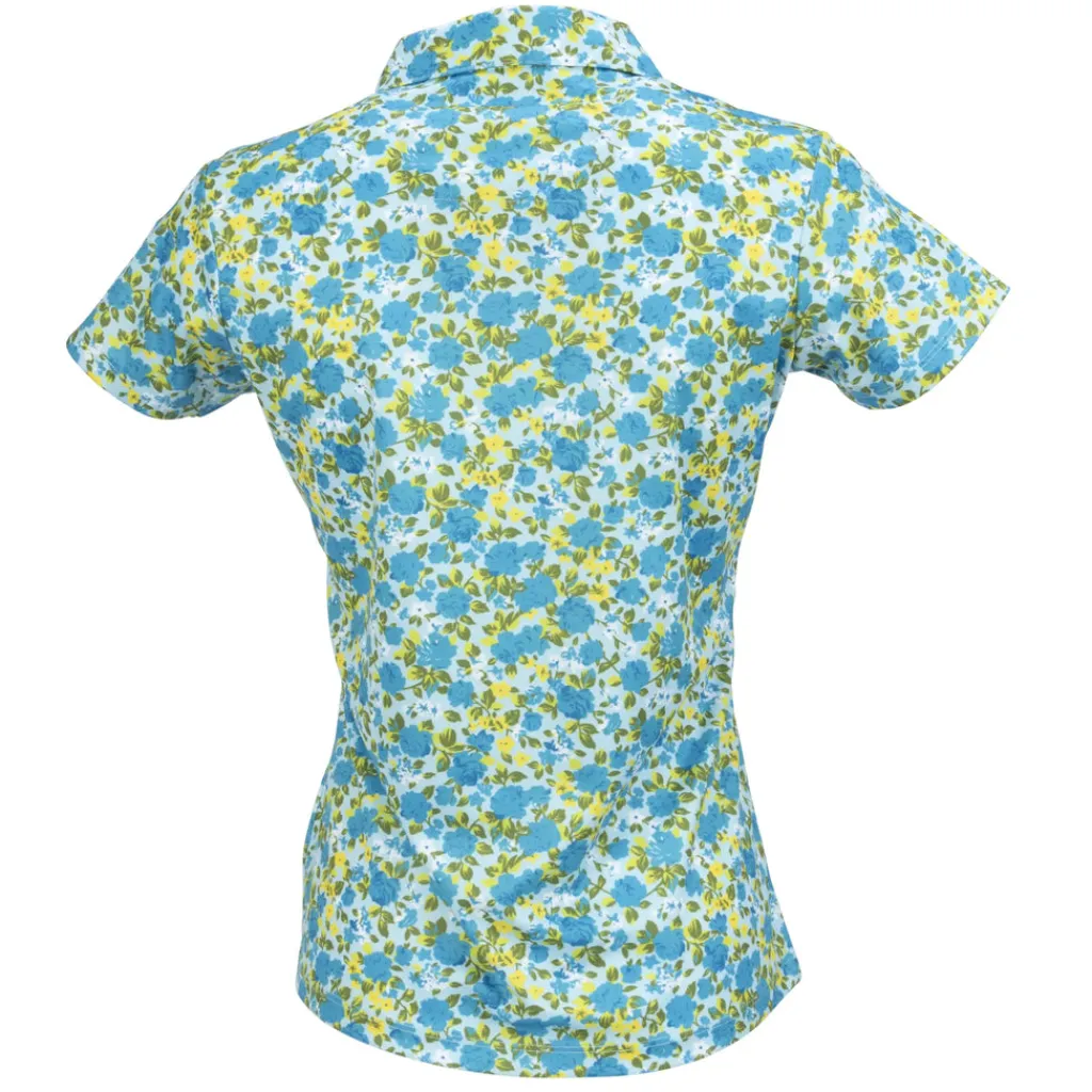 Hot Bloom Short Sleeve Polo Short Sleeve