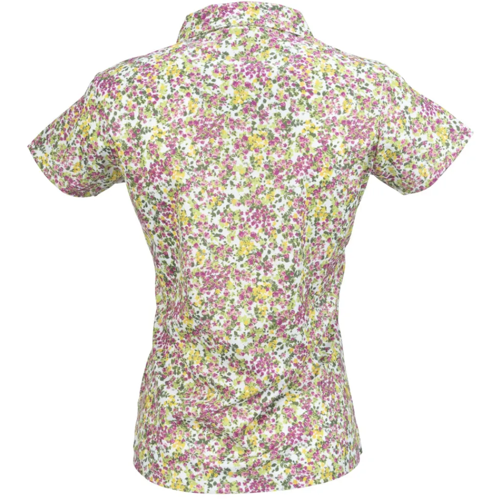 Hot Bloom Short Sleeve Polo Short Sleeve