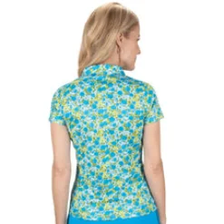 Hot Bloom Short Sleeve Polo Short Sleeve