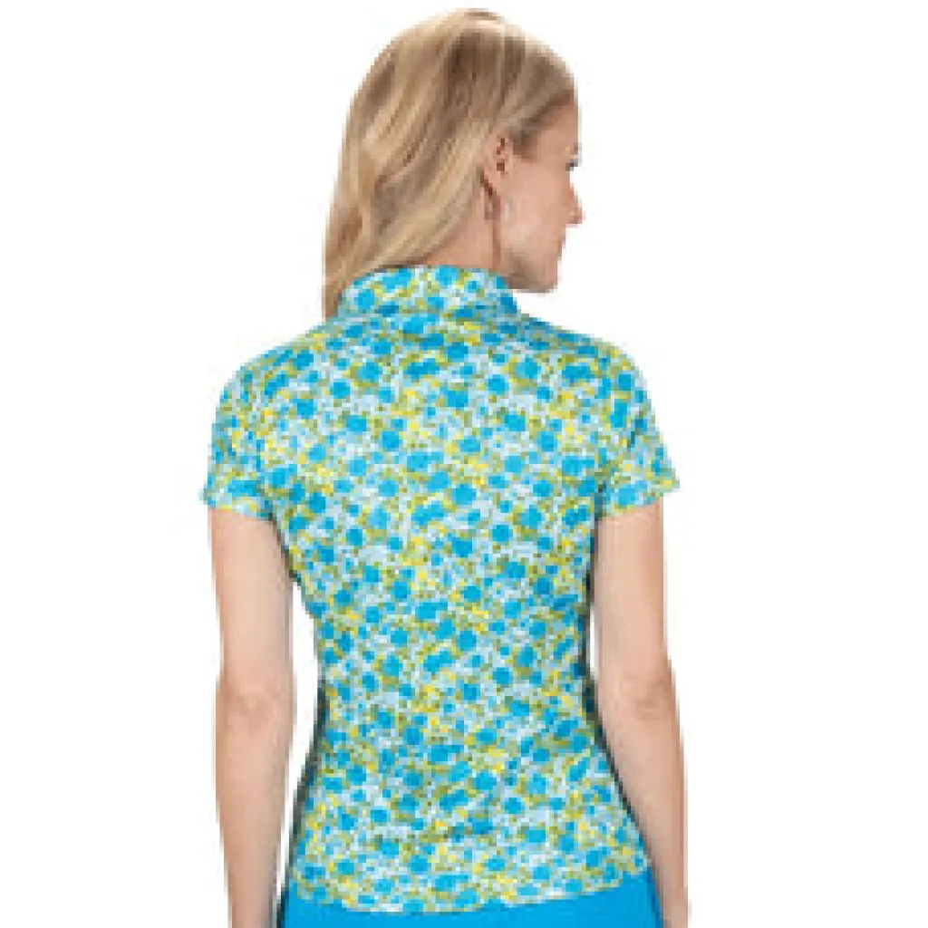 Hot Bloom Short Sleeve Polo Short Sleeve