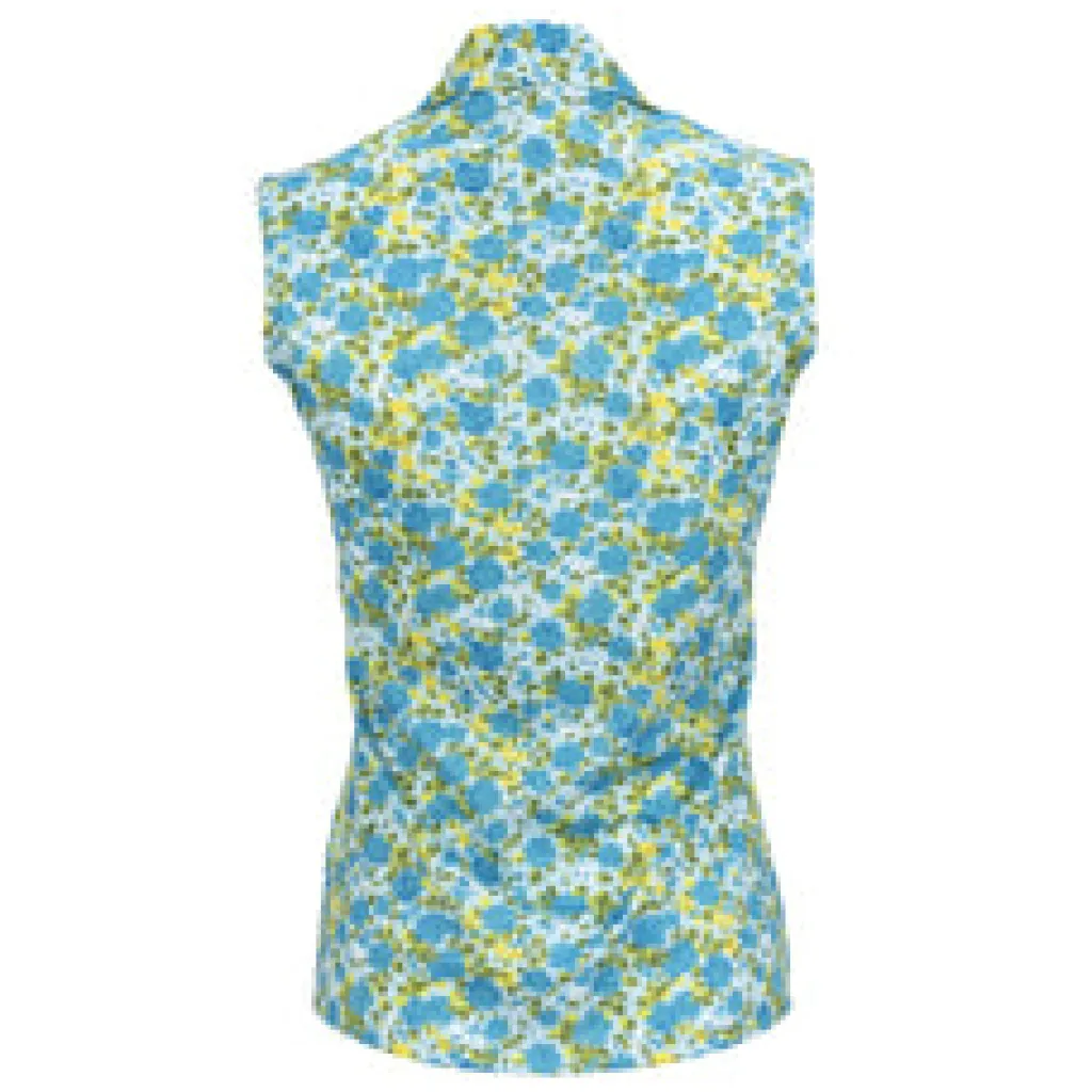 Hot Bloom Sleeveless Polo Sleeveless