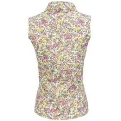 Hot Bloom Sleeveless Polo Sleeveless