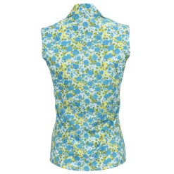 Hot Bloom Sleeveless Polo Sleeveless