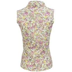 Hot Bloom Sleeveless Polo Sleeveless