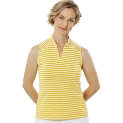 Sale Bold Sleeveless Polo Sleeveless
