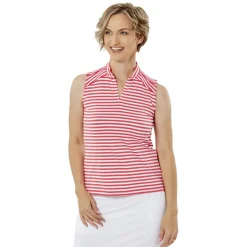 Bold Sleeveless Polo Sleeveless