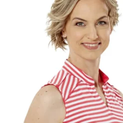 Bold Sleeveless Polo Sleeveless