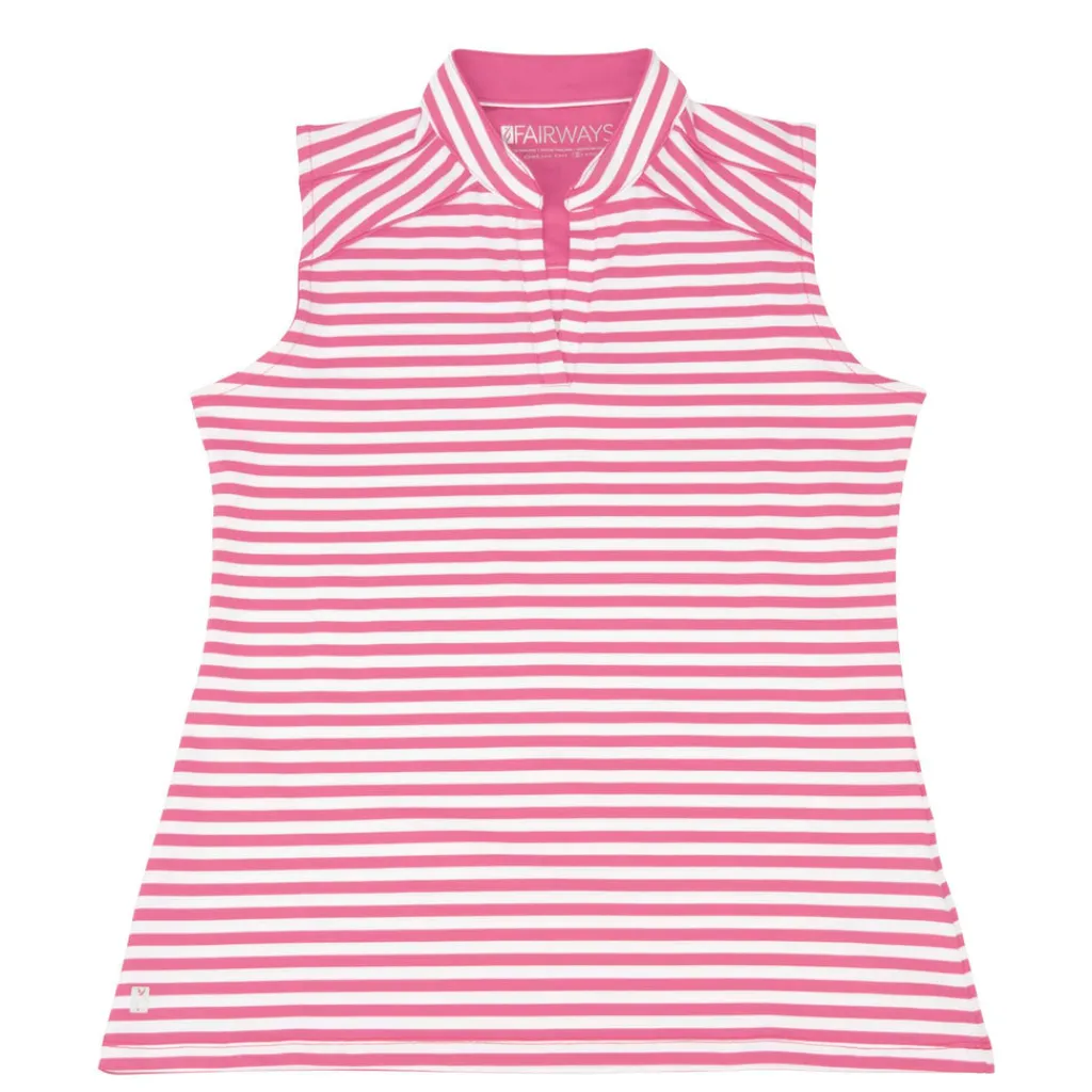 Bold Sleeveless Polo Sleeveless