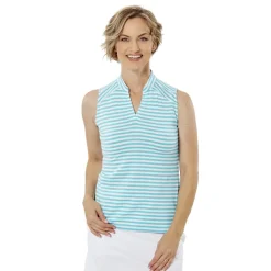New Bold Sleeveless Polo Sleeveless