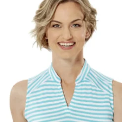 New Bold Sleeveless Polo Sleeveless