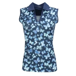 New Butterfly Sleeveless Polo Sleeveless