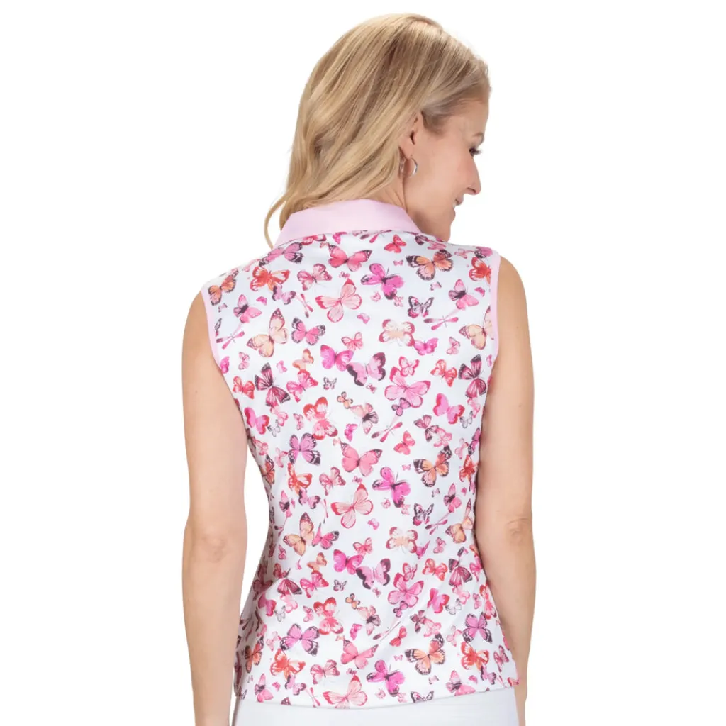 New Butterfly Sleeveless Polo Sleeveless
