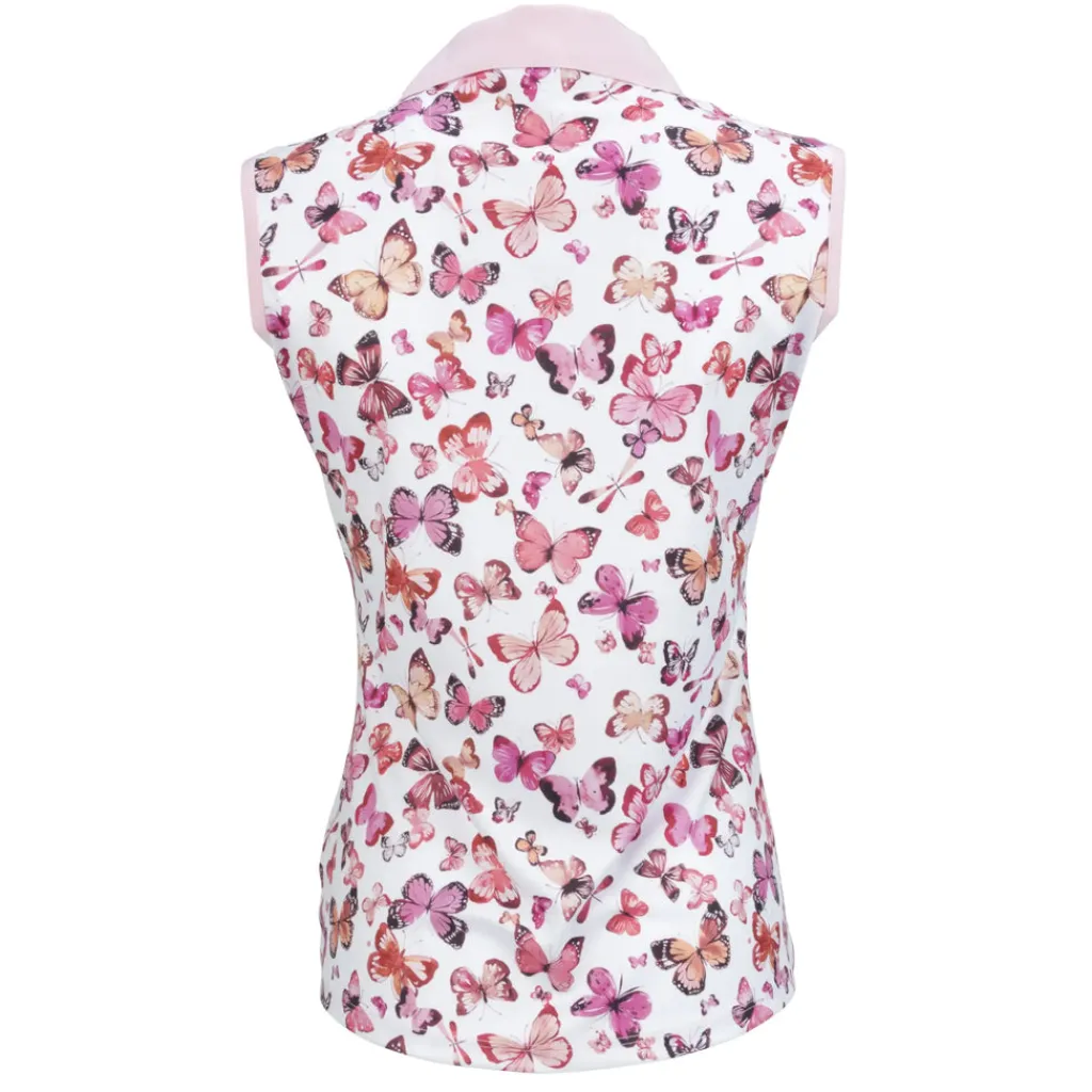 New Butterfly Sleeveless Polo Sleeveless