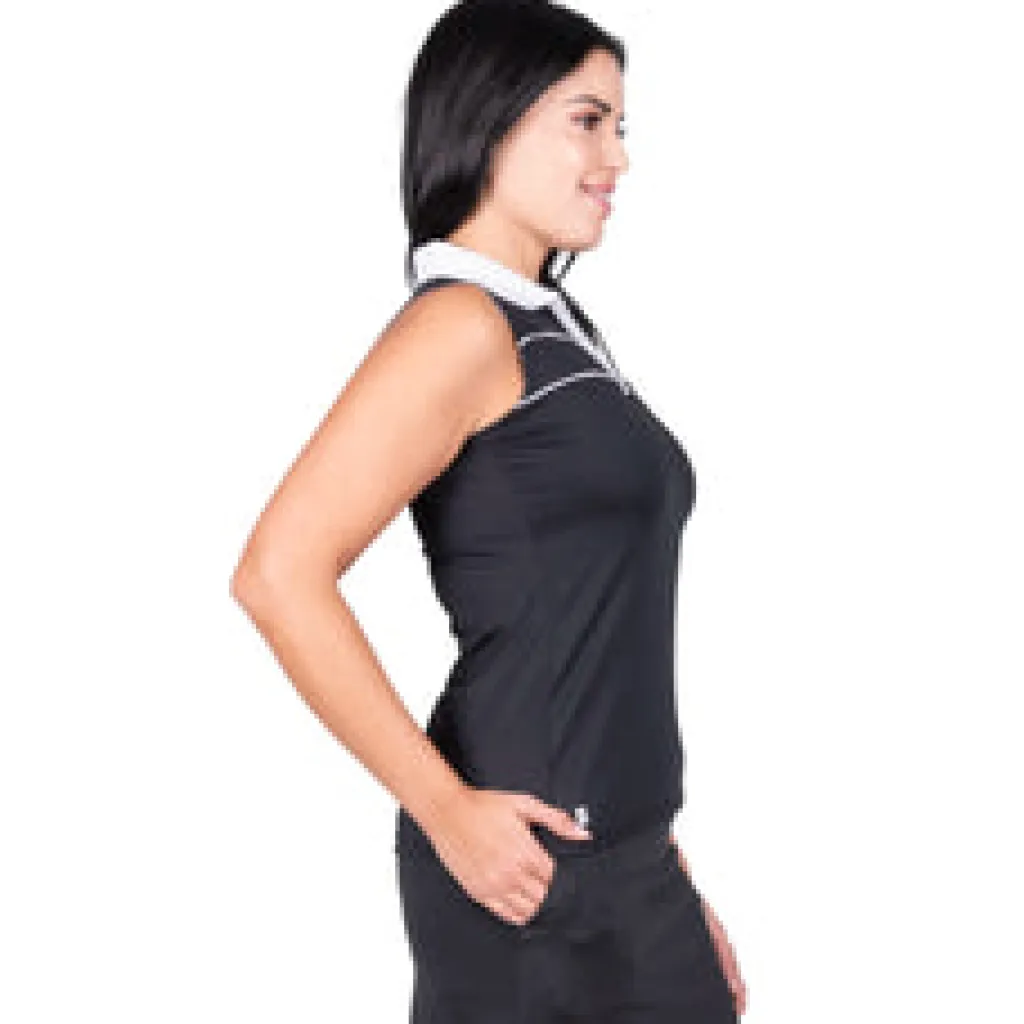 Outlet Crush Sleeveless Polo Sleeveless