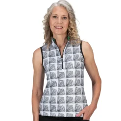 Online Fanny Sleeveless Polo Short Sleeve|Sleeveless
