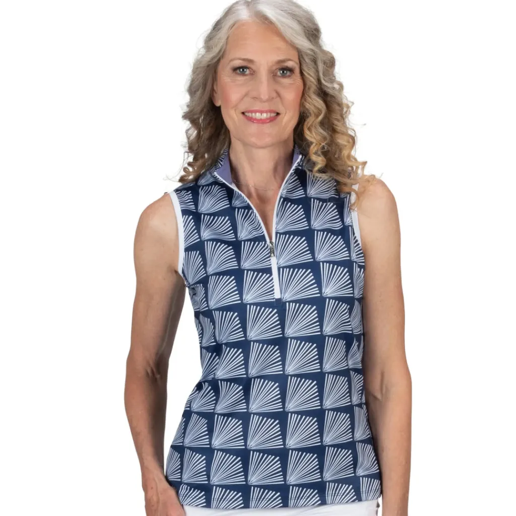 Online Fanny Sleeveless Polo Short Sleeve|Sleeveless