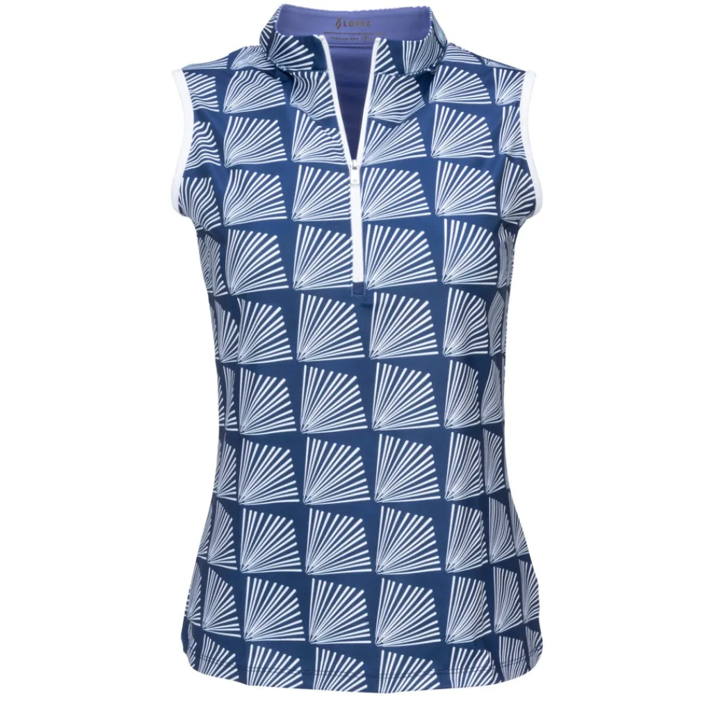 Online Fanny Sleeveless Polo Short Sleeve|Sleeveless