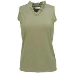 Outlet Fresh Sleeveless Polo Sleeveless