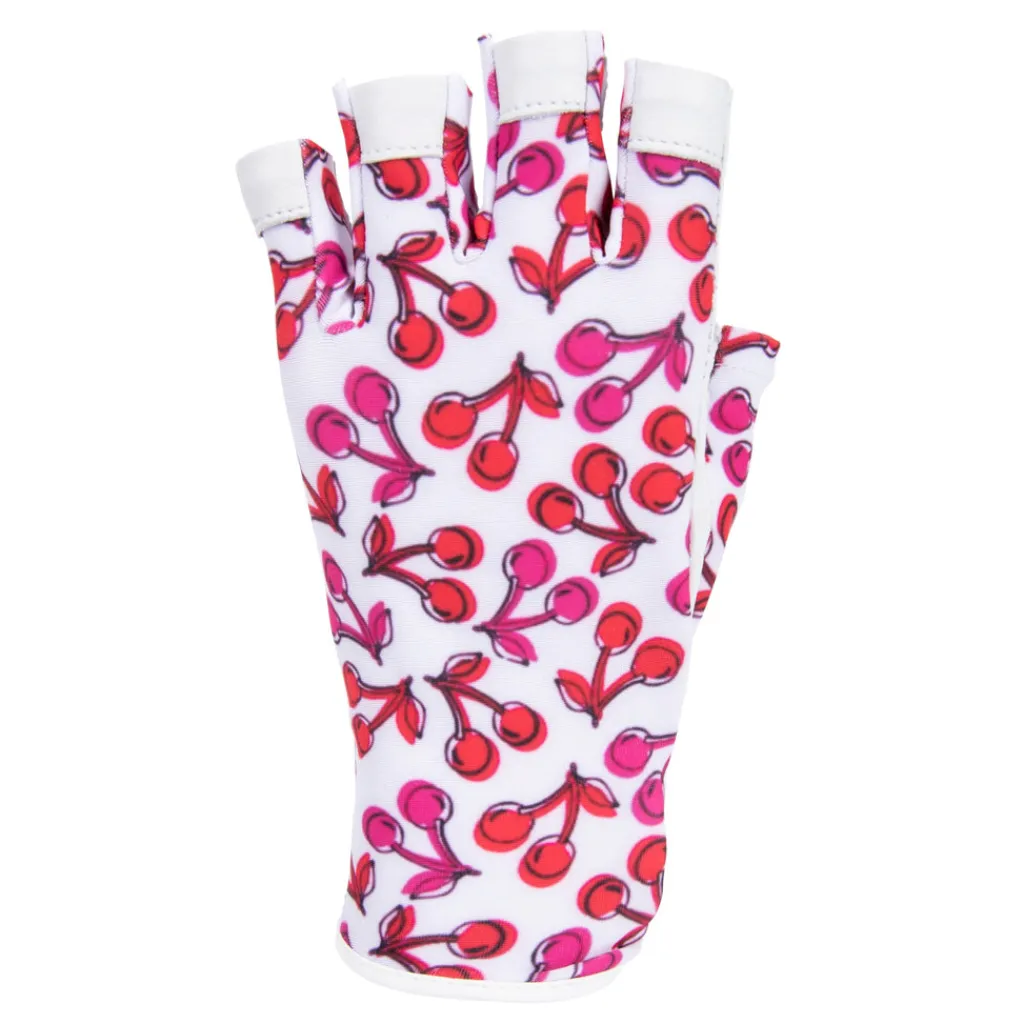 Online Half Finger Cherry Glove Gloves|Golf Gloves