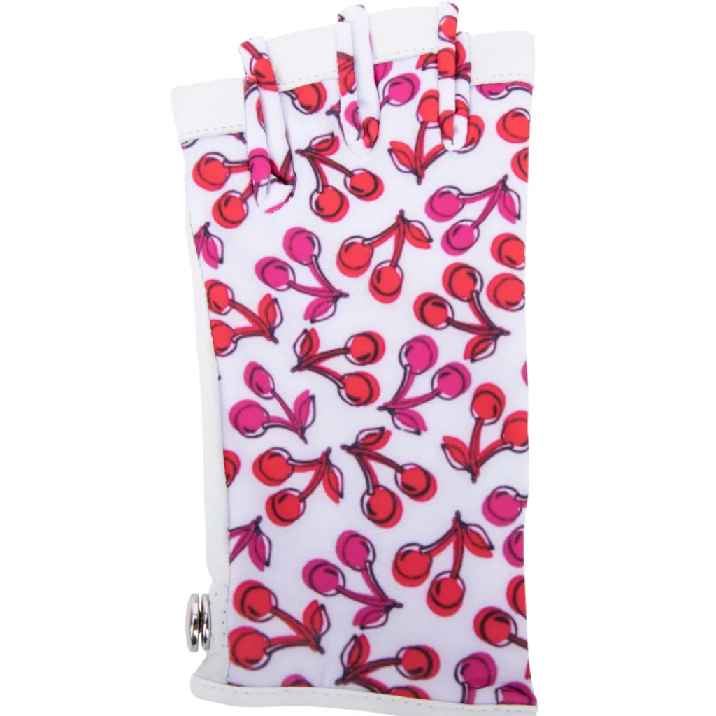 Online Half Finger Cherry Glove Gloves|Golf Gloves