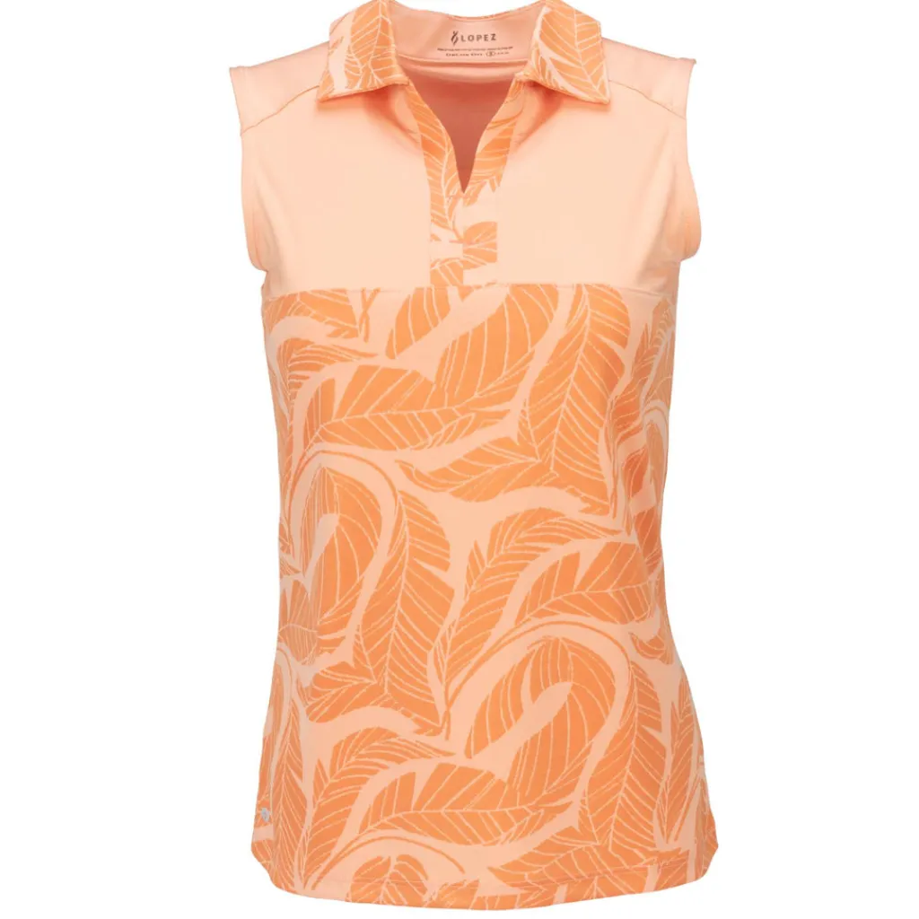 Clearance Havana Sleeveless Polo Sleeveless