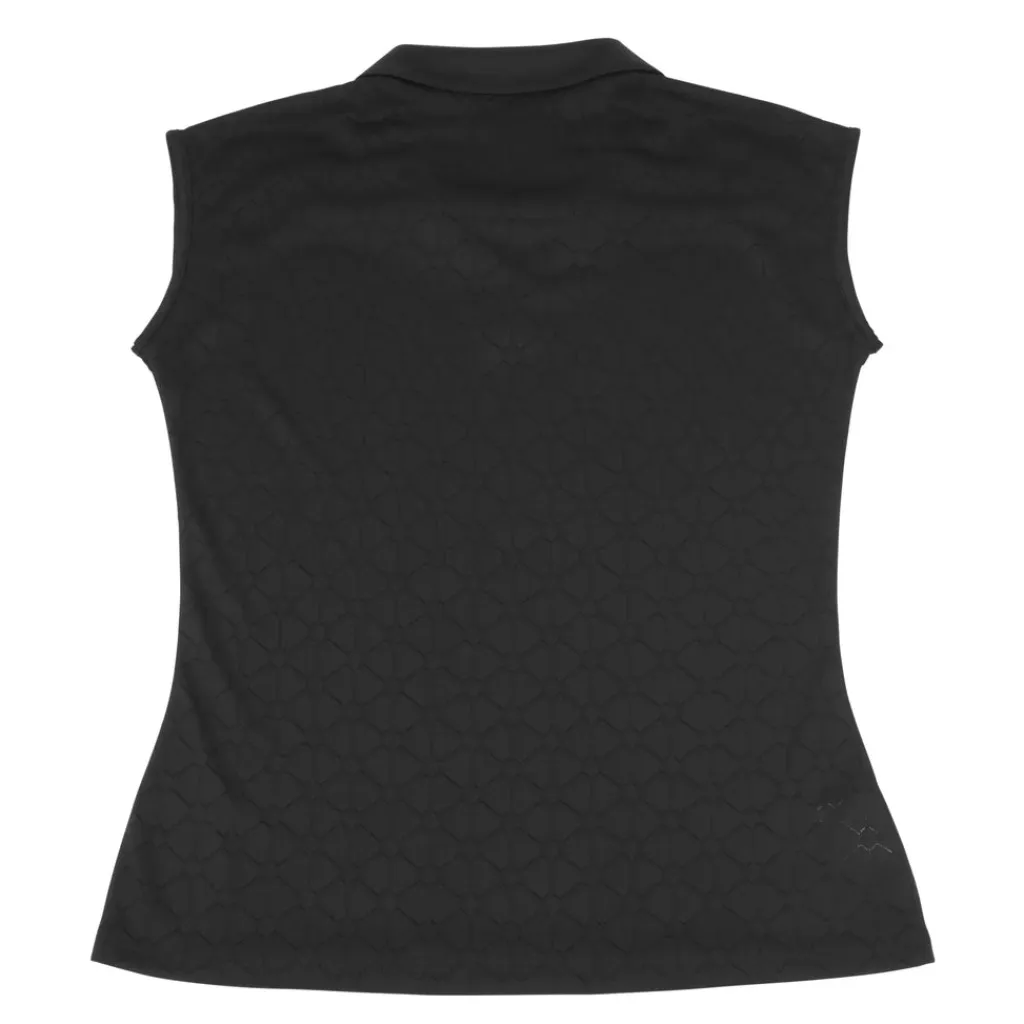 Online Optic Sleeveless Polo Sleeveless