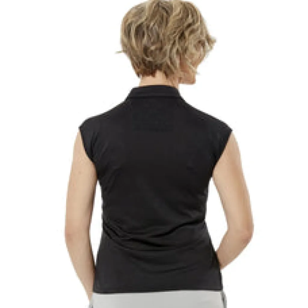 Online Optic Sleeveless Polo Sleeveless