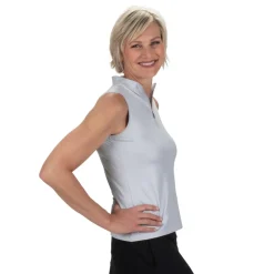 Hot Shine Sleeveless Polo Sleeveless
