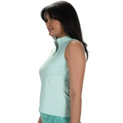 Hot Shine Sleeveless Polo Sleeveless