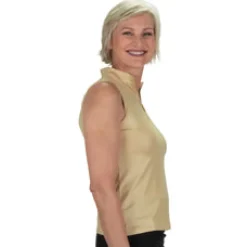 Hot Shine Sleeveless Polo Sleeveless