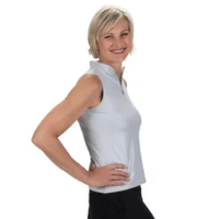 Hot Shine Sleeveless Polo Sleeveless