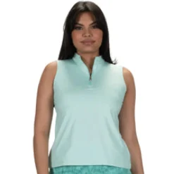Hot Shine Sleeveless Polo Sleeveless