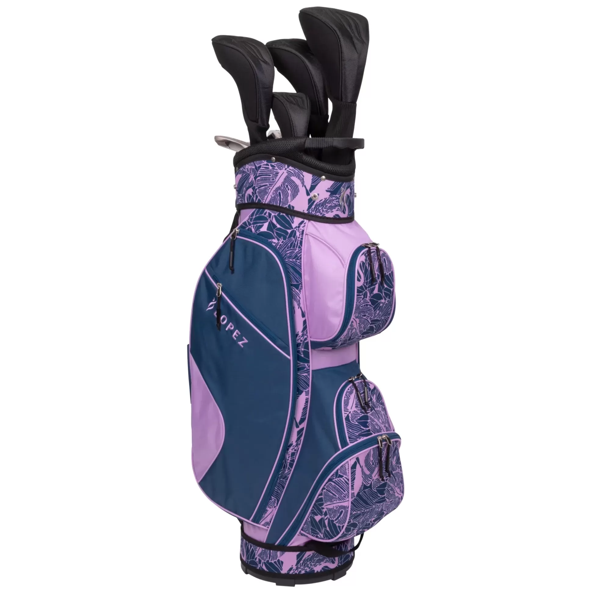 GOLF CLUB PACKAGE SETS^Nancy Lopez Ashley 18-Piece Cart Bag Package Set Lush