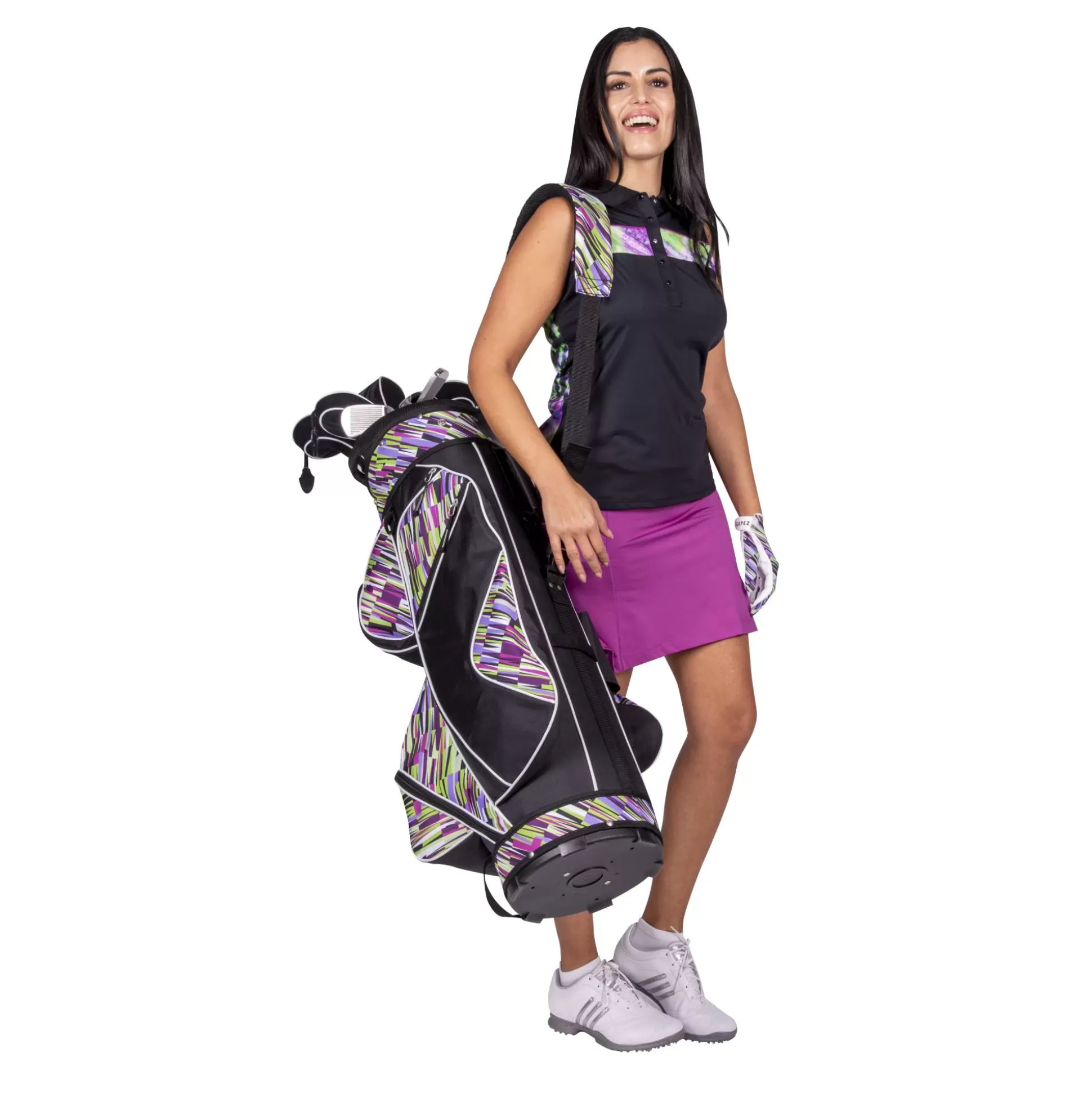 GOLF CLUB PACKAGE SETS^Nancy Lopez Ashley 18-Piece Cart Bag Package Set Rhythm