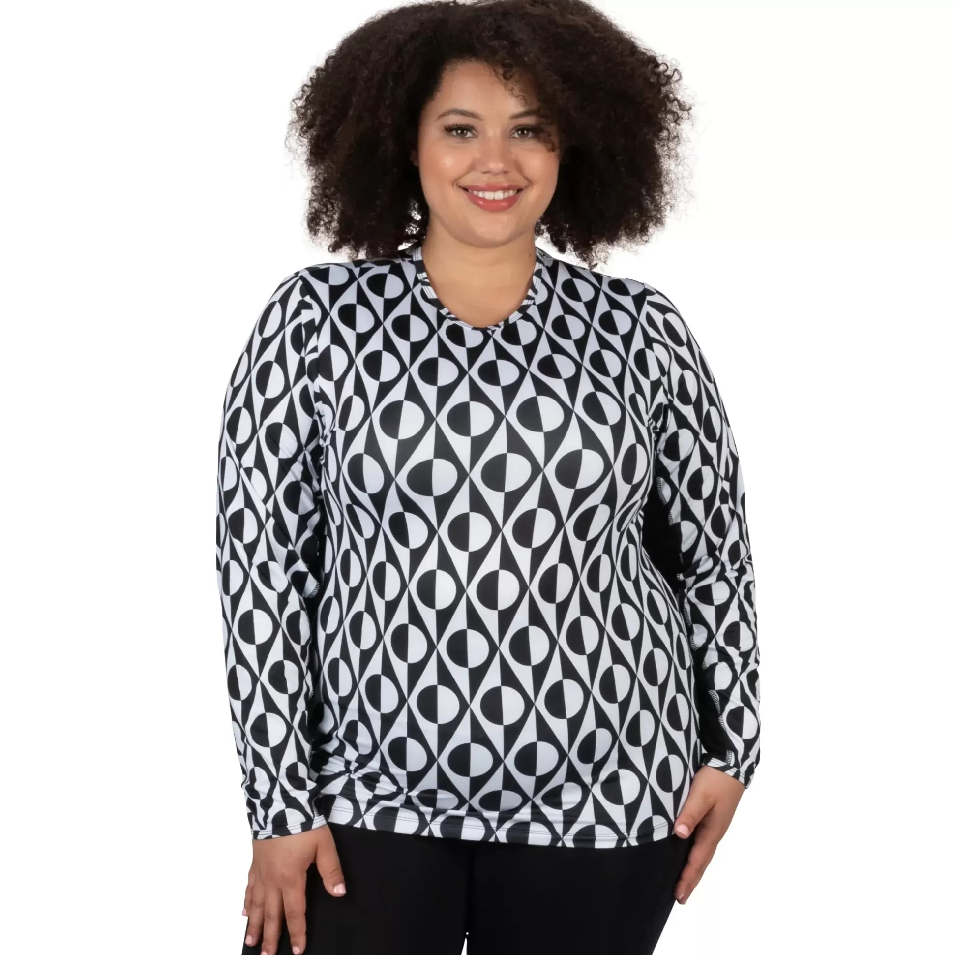 LONG SLEEVE^Nancy Lopez Aspiration Long Sleeve Plus