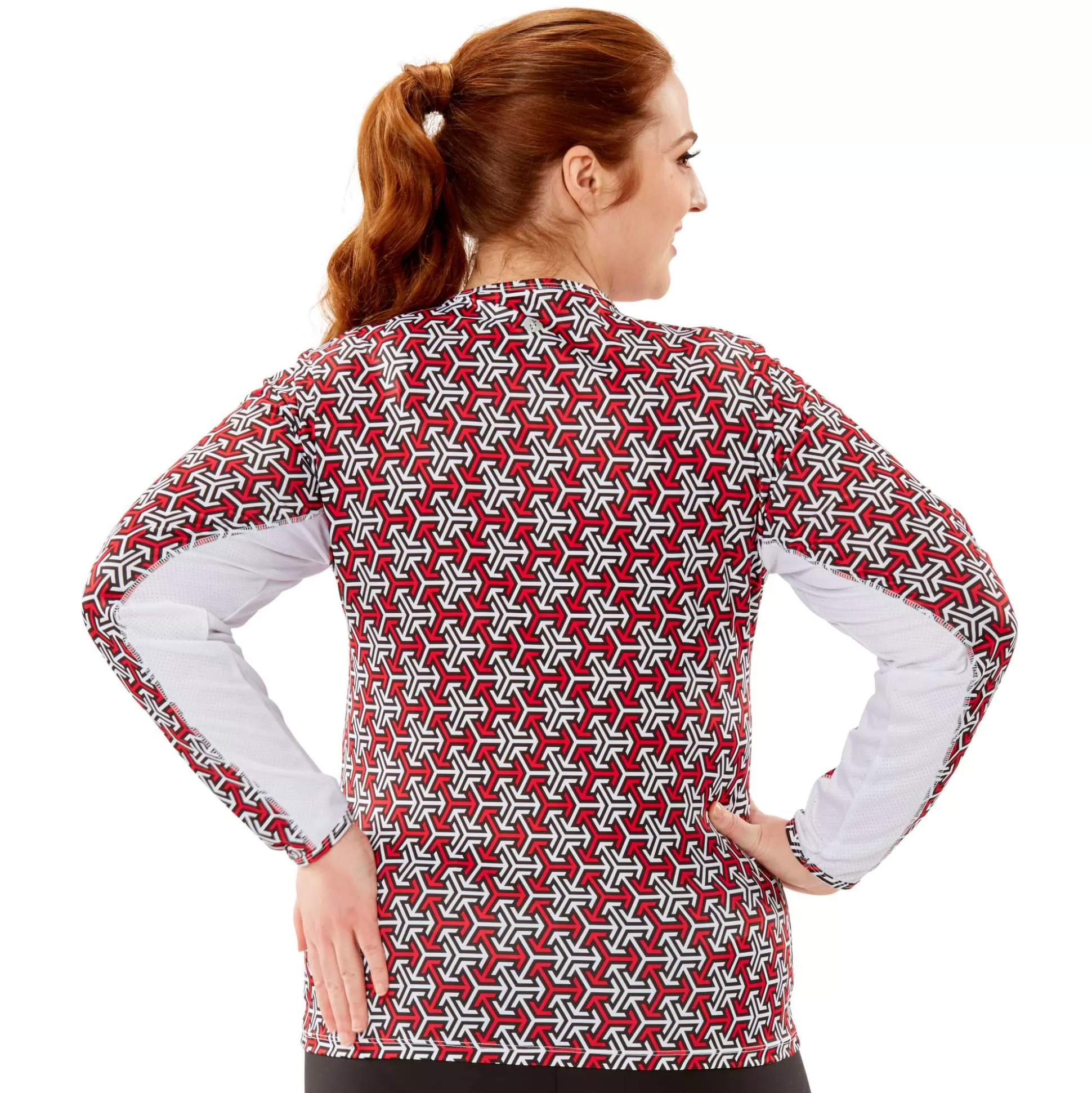 LONG SLEEVE^Nancy Lopez Aspiration Long Sleeve Plus Prints