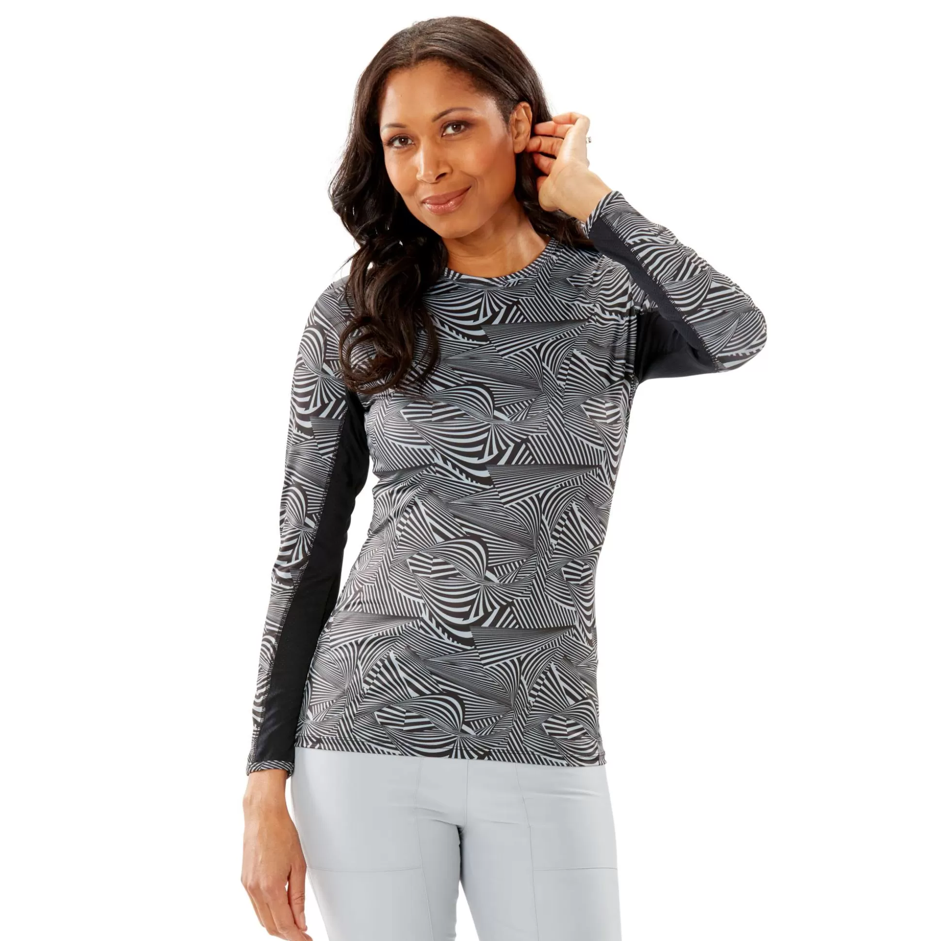 ASPIRATION^Nancy Lopez Aspiration Long Sleeve Prints