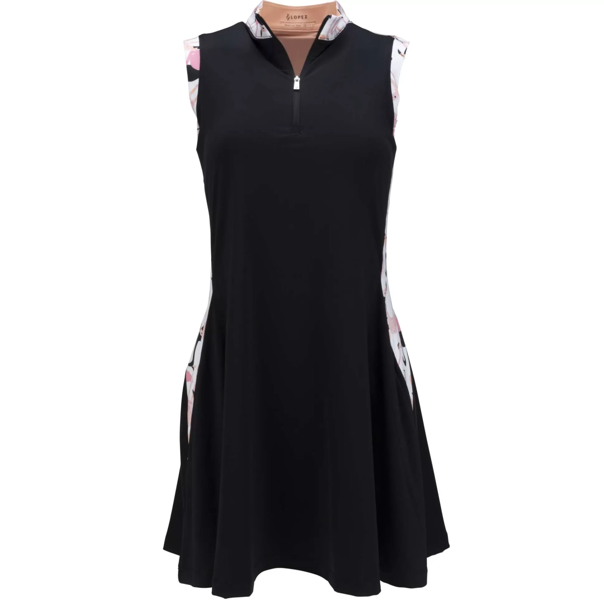 DRESSES^Nancy Lopez Flamingo Dress Black Multi