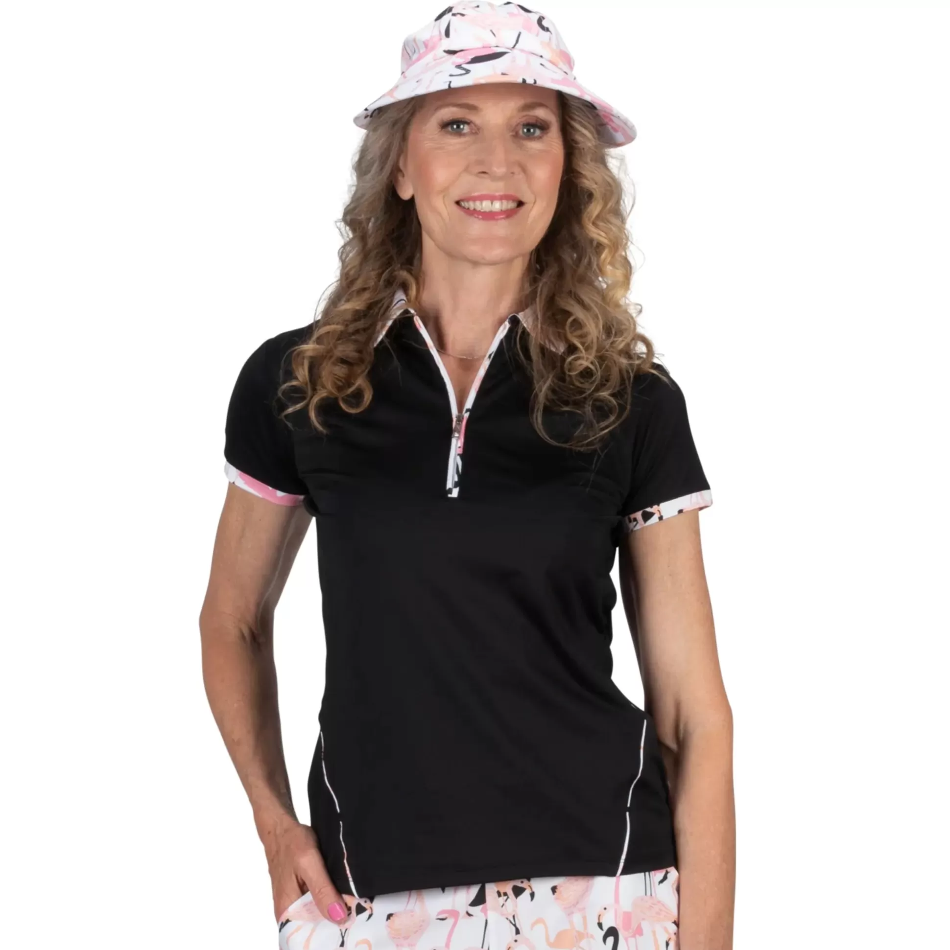 SHORT SLEEVE^Nancy Lopez Folly Short Sleeve Polo