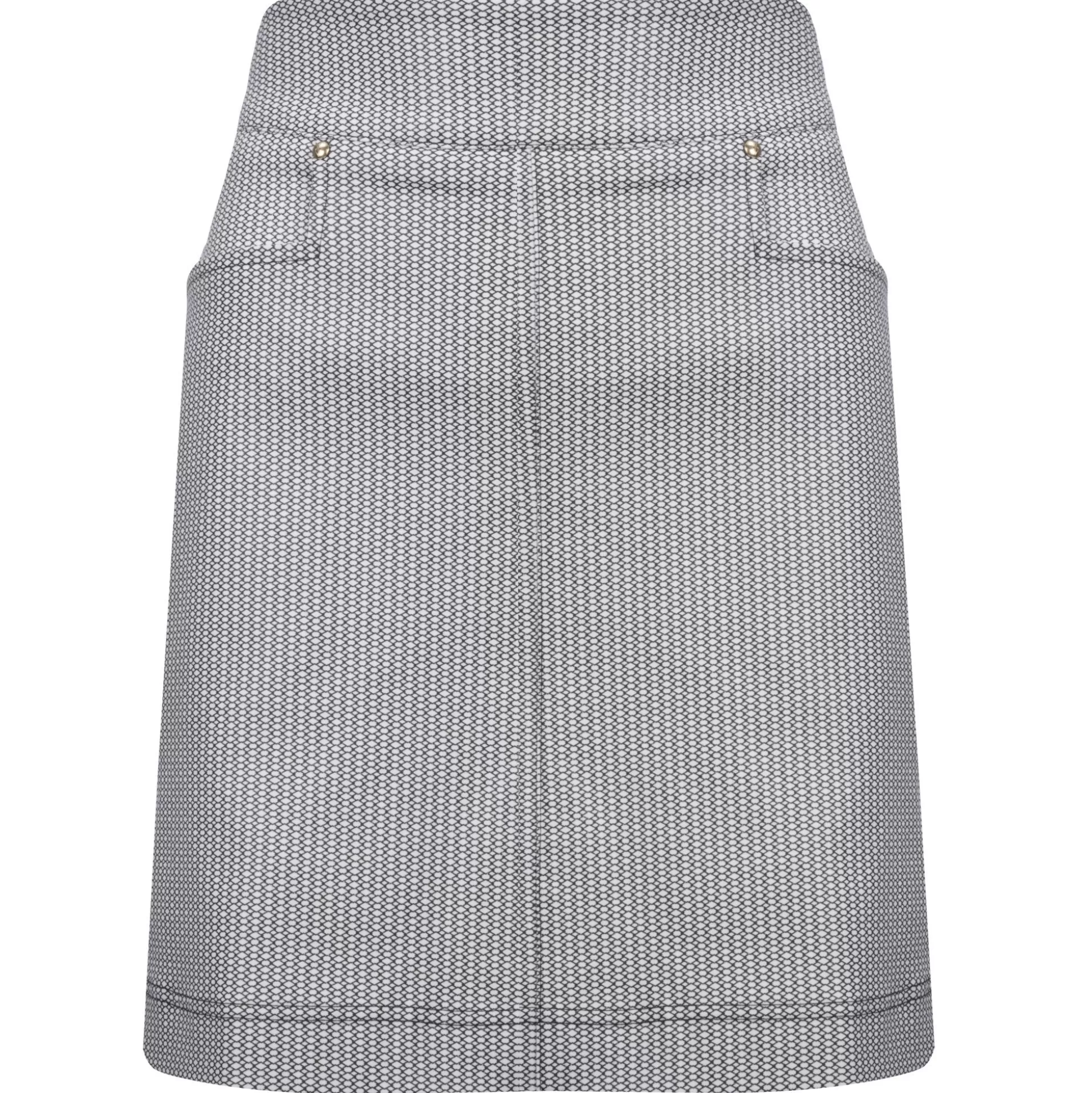 SKORTS^Nancy Lopez Lace Print Pully Skort Plus White/Black