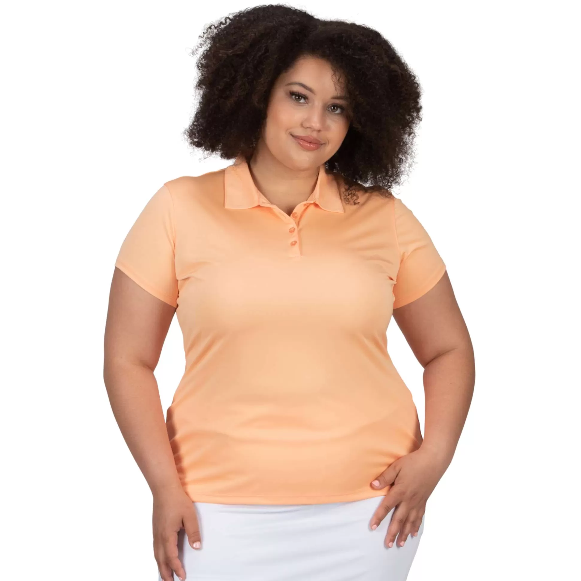 SHORT SLEEVE^Nancy Lopez Legacy Short Sleeve Polo Plus