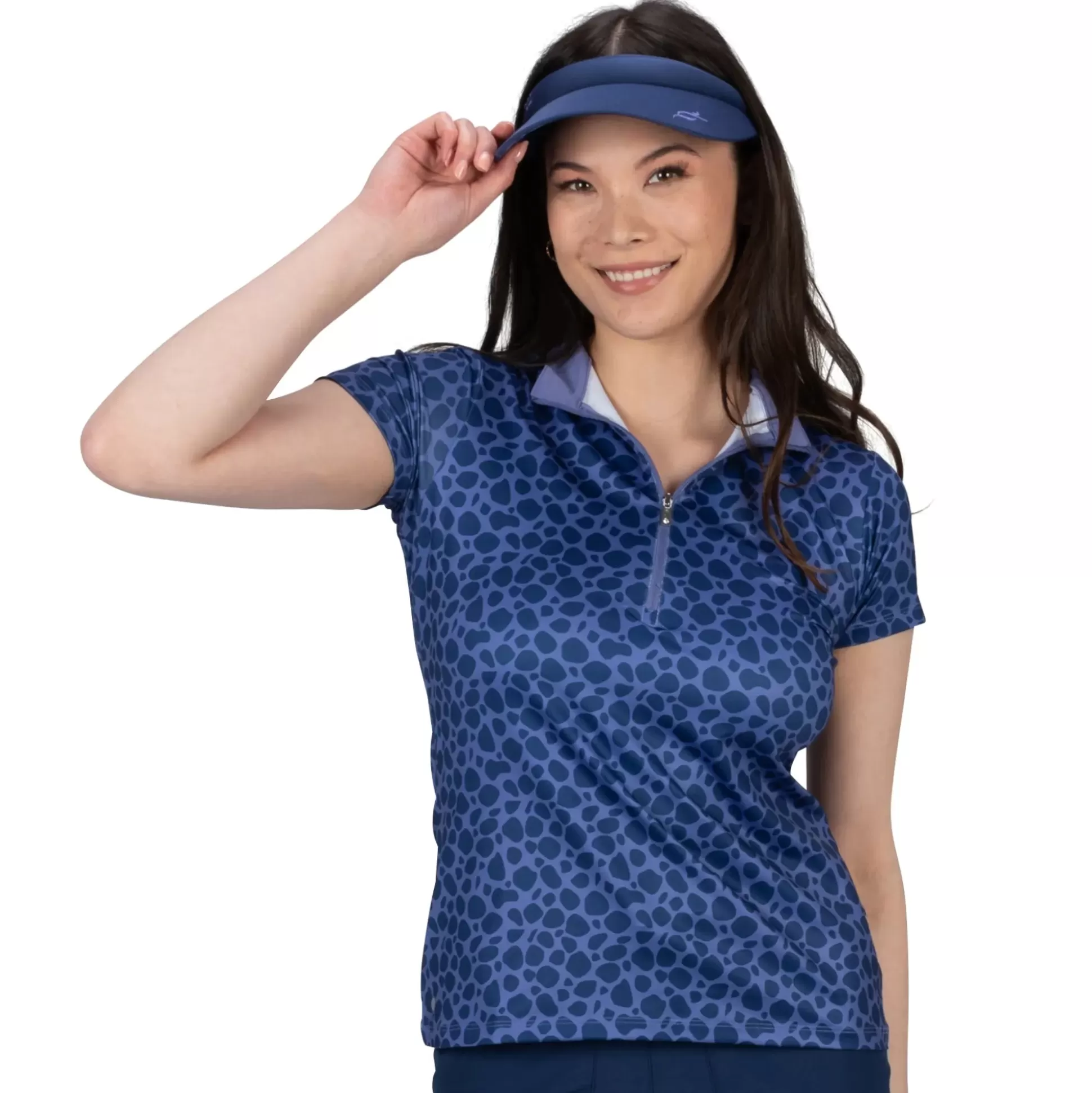 SHORT SLEEVE^Nancy Lopez Lux Short Sleeve Polo