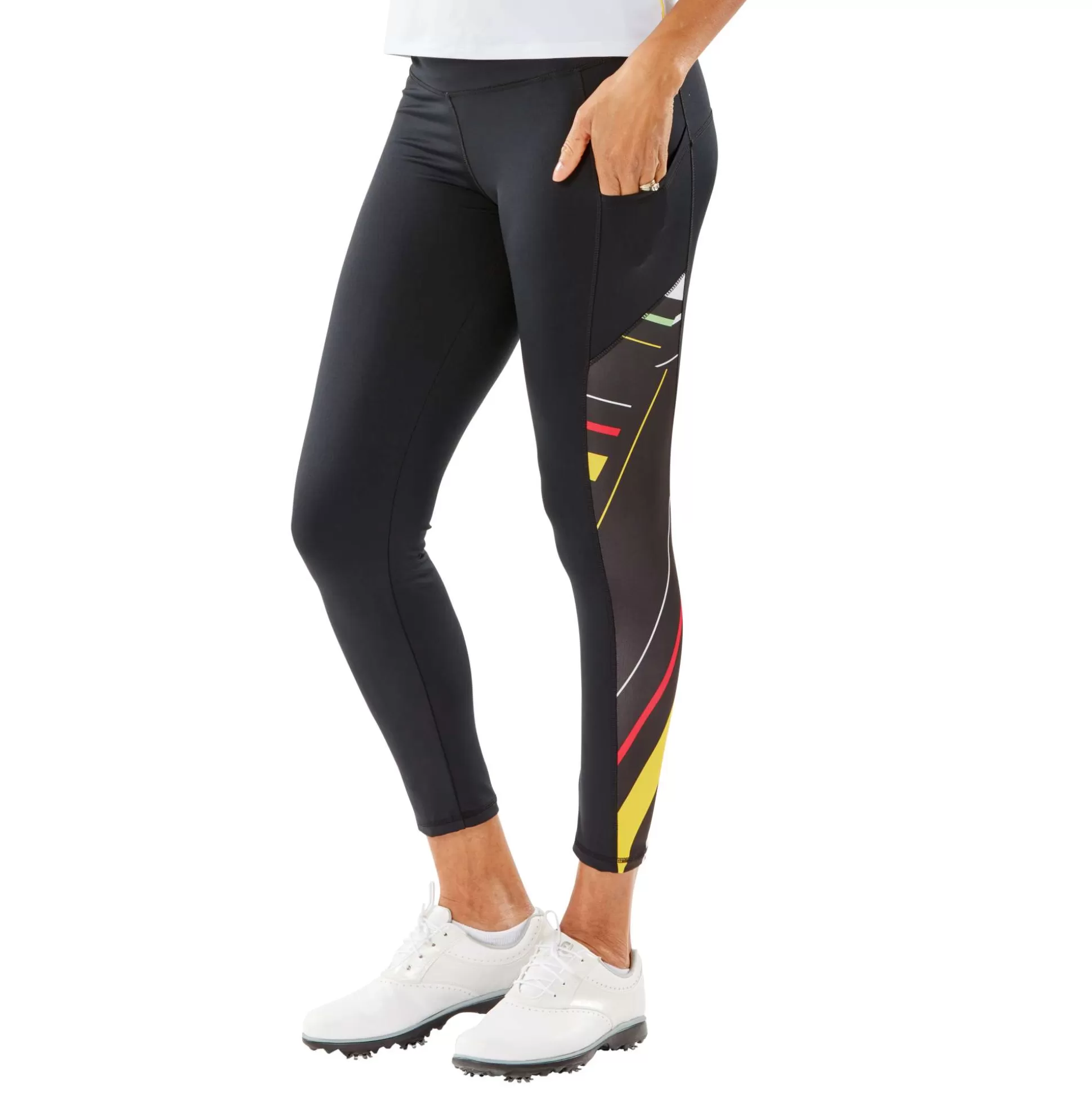 PANTS / LEGGINGS^Nancy Lopez Power Legging Black Multi (Sprite Print)