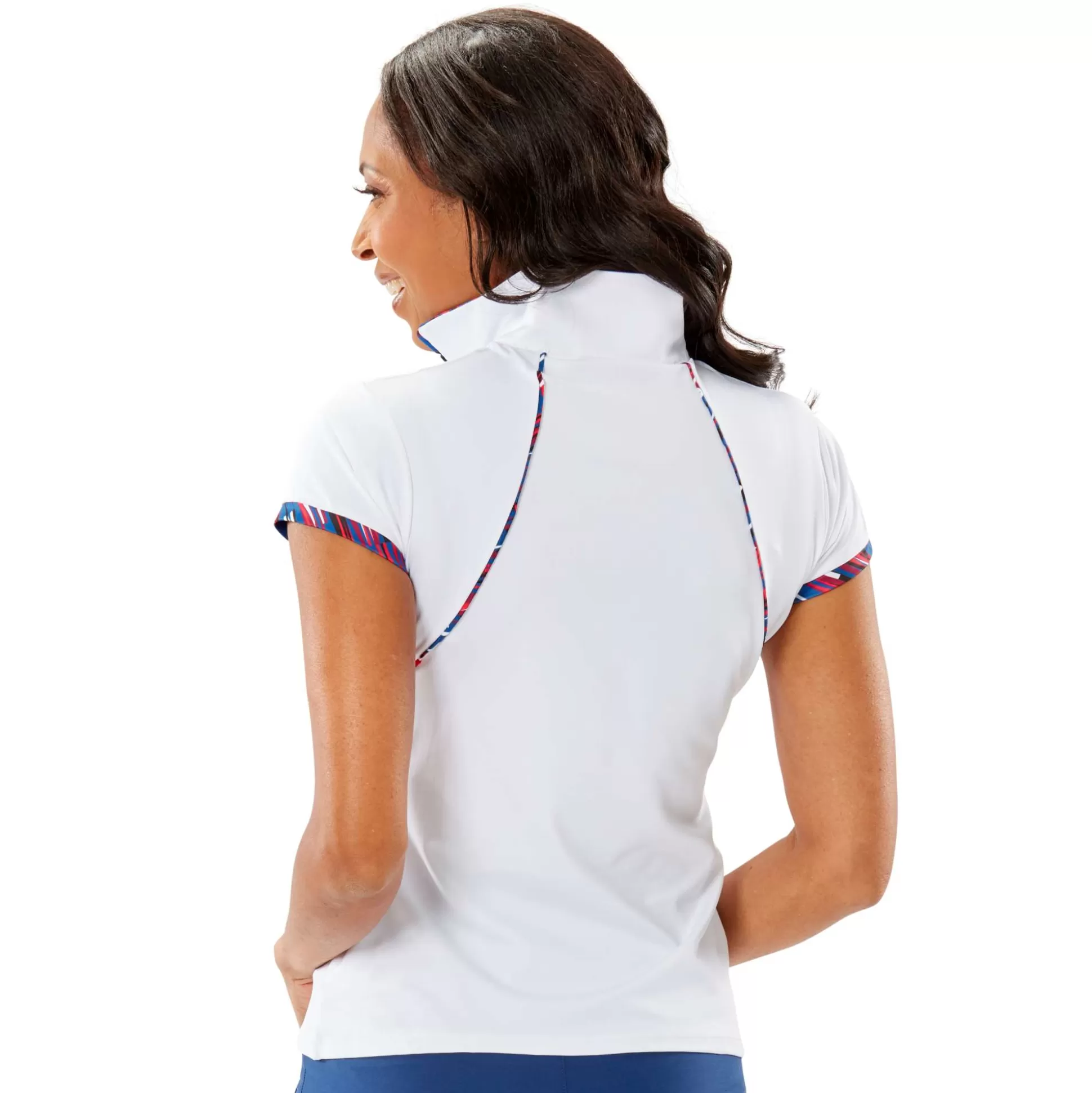 SHORT SLEEVE^Nancy Lopez Samba Short Sleeve Polo